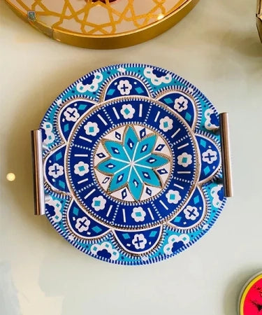 Azure Round Tray