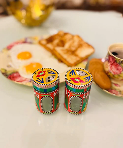 Multi Color Salt and Pepper Shakers